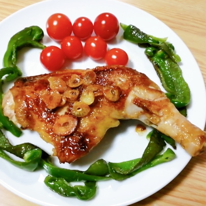 クリスマスに 骨付きチキンのガーリック照り焼き レシピ 作り方 By はじゃじゃ 楽天レシピ